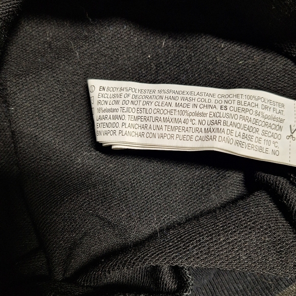 Forever 21 Black Studded Cold Shoulder Blouse Biker Grundge Cold Shoulder. - Picture 7 of 9